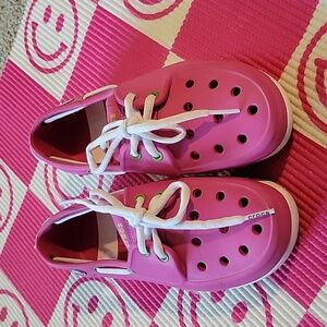 Girls  crocs  boat shoes